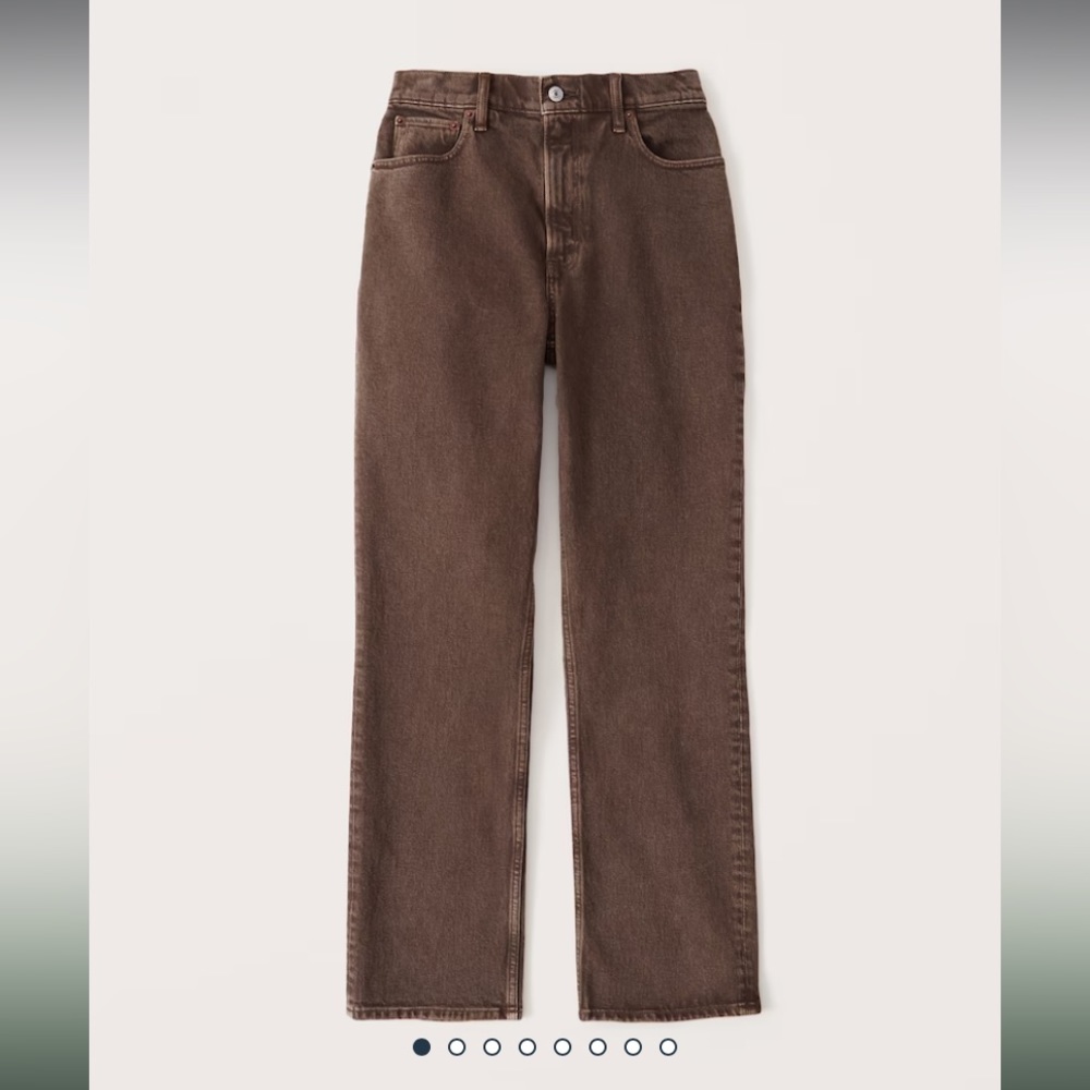 Abercrombie High Rise 90s Straight Jean 29L